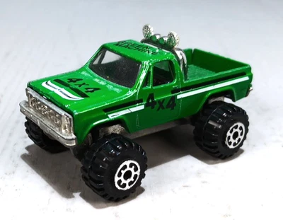 GMC High Roller 1982 Diecast Road Champs 4x4 verde vintage Foto 1 de 4