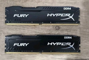 Kingston Fury schwarz 16 GB (2x8GB) HX421C14FBK2/16  - Bild 1 von 2