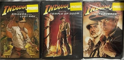 Indiana Jones 3 DVD Lot Lost Ark/Temple Of Doom/Last Crusade Harrison Ford New - Image 1 of 3