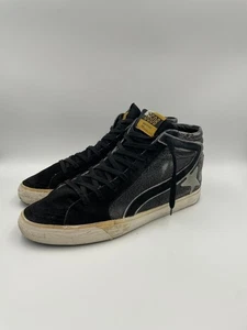 Golden Goose Suede and Leather Slide High-Top Sneakers - Crack-White - Size 44 - Picture 1 of 23