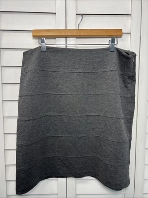 Sandro Sportswear Stretch Pencil Skirt Women’s Size 14 Gray - Image 1 of 4