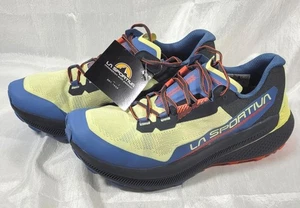 Scarpe da Trail Running La Sportiva Donna Prodigio XFlow - Giallo/Blu - Taglia US 9,5 - Foto 1 di 7