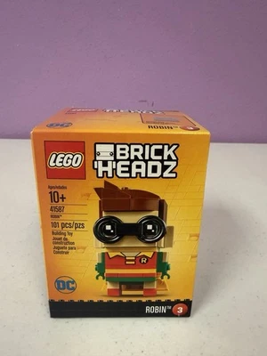 LEGO 41587 BrickHeadz DC Comics Super Heroes Robin New Sealed Retired Free Ship - Image 1 of 4
