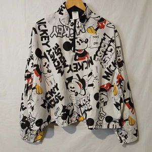 Disney Mickey Mouse Pullover Rain Jacket Size 2XL Cropped - Picture 1 of 8