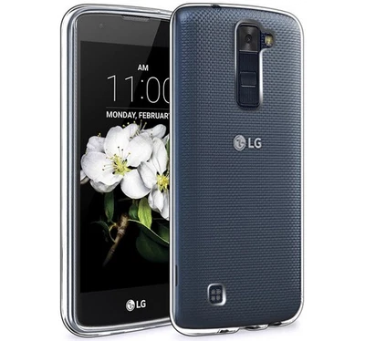 Custodia Gel Tpu Sottile Ultra-Fine 0,3Mm Trasparente Per Lg K7 - Immagine 1 di 3