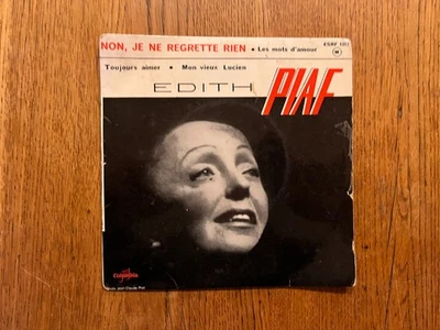 Edith Piaf - Non, Je Ne Regrette Rien / Les Mots D'Amour (1961) 7" EP - Image 1 of 2