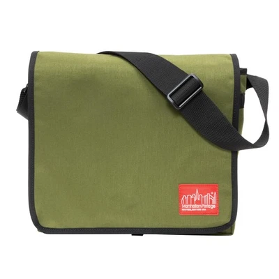 DJ 邮差包 适合 13 英寸笔记本电脑防水拉链隔层 1000D C... — 第 1/4 张图片