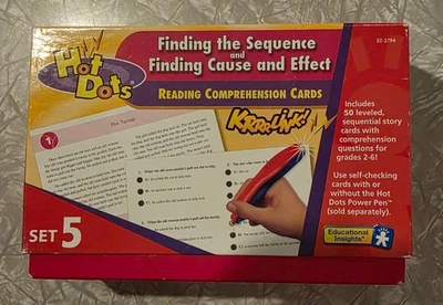 Hot Dots Reading Comprehension Set 5 Finding the Sequence/Finding Cause & Effect - Image 1 of 3