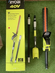Ryobi RY40603BTL 18 inch 40V Pole Hedge Trimmer (Tool Only) - Picture 1 of 1