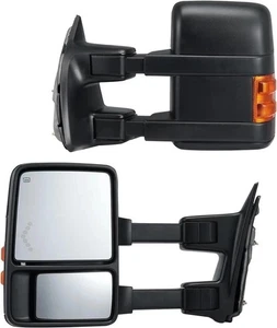 Towing Mirrors Fit for 2008-2016 Ford F250 F350 F450 F550 Super Duty Power He... - Picture 1 of 12