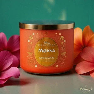 Bath & Body Works 3 DOCHT KERZE DISNEY PRINCESS MOANA - Bild 1 von 1