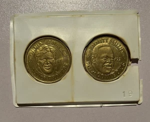 1997 Pinnacle QB Club Emmitt Smith #22 John Elway #7 Sammlermünze - Bild 1 von 3