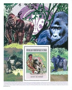 Democratic Republic of the Congo 2005 Perf. Scouting and Nature (2005) Luxury bl - Imagen 1 de 6