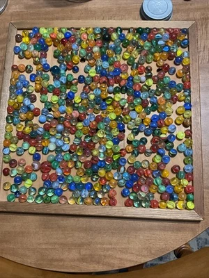 Lote de canicas piezas mixtas 6 libras ojos de gato y otras canicas aleatorias. 3 Foto 1 de 4