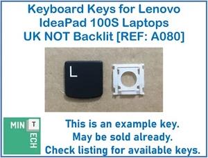Touches de remplacement clavier pour ordinateurs portables Lenovo Ideapad 100S disposition UK PAS rétroéclairé - Photo 1/8