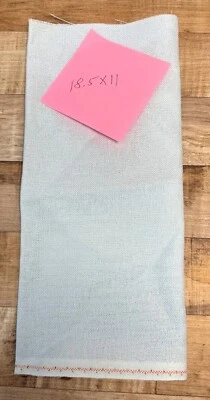 Tela de punto de cruz azul pálido Aida 18,5" X 11" para punto de cruz 22 unidades Foto 1 de 2