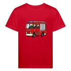 Feuerwehrauto Kinder Bio-T-Shirt