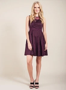 Darling Claris Damson Skater Textured Occasion/Party Dress Sleeveless RRP £95.00 - Bild 1 von 5