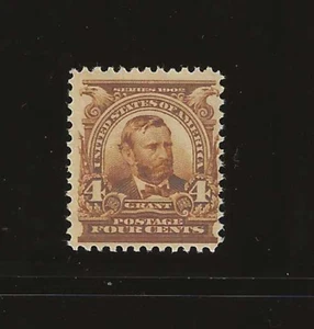 US Scott #303 mint never hinged 4c brown Grant, 1903 Regular Issue, og f/vf - Picture 1 of 2