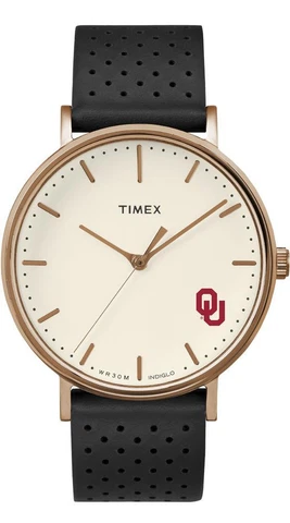 Ladies Timex University of Oklahoma Sooners Watch Rose Gold Grace Watch Cover