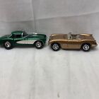 2 Johnny Lighting 1957 & 1955 Corvette Cars