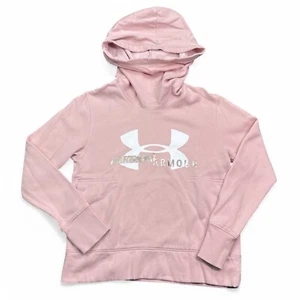 Under Armour Hoodie Damen Gr. XS Rosa High Neck Pullover Sweatshirt Loose Fit - Bild 1 von 12