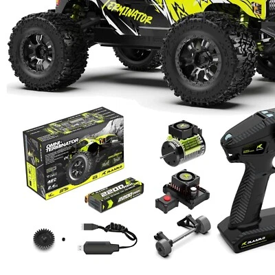 50mph Brushless 1/10 RC Monster Truck with 3S LiPo - Ultimate Off-Road Adventure - Image 1 of 4