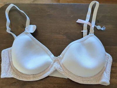 Nuevo Sujetador con aros de espuma espaciadora gofres enfermería desnuda Cake Maternity 32C $67 Foto 1 de 4