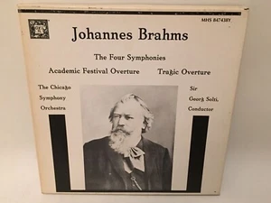 Johannes Brahms The Four Symphonies Academic Festival Overture 4 LP Record Set - Picture 1 of 1