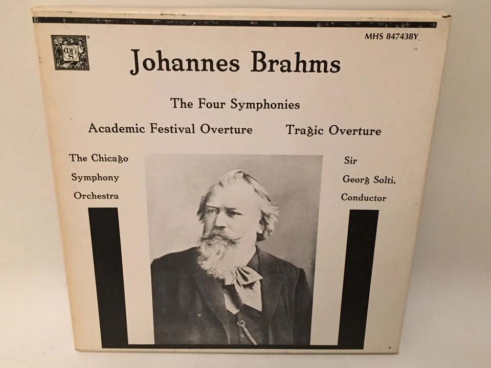 Johannes Brahms The Four Symphonies Academic Festival Overture 4 LP Record Set  - Image 1 of 1