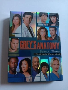 Grey's Anatomy: Season Three Seriously Extended DVD, 2006 BRAND NEW SEALED - Bild 1 von 3