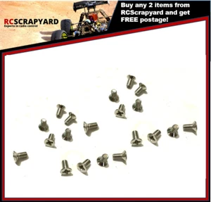 RC Screws M3 x 6 Silver countersunk Metric Thread (For Metal or Plastic) Qty 20 - Picture 1 of 4