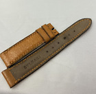 Bvlgari Watch Strap 14/14 Thin Gloss Honey Brown Leather Short Authentic France