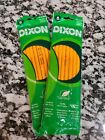 Lot of 2 Dixon 8 Count Yellow NO #2 Pencils Latex Free Eraser Real Wood Unopened
