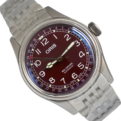 ORIS  Big Crown Pointer Date burgundy dial Full Set 2024’s - Image 1 of 4