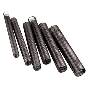Custom Chrome Racing Perforated Exhaust Tube 1m Long x 1 1/2 Inch OD - Afbeelding 1 van 2