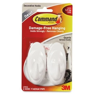 Command hooks -pkg of 4 -2 hooks per pkg-total of EIGHT hooks - Picture 1 of 1