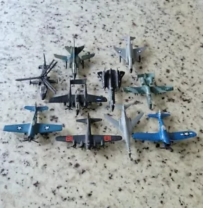 Lot of 10 Maisto Military Die Cast Fighter Planes & Helicopters | See Pictures  - Picture 1 of 16