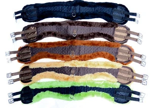 FSS Lujo Merino Piel de Oveja Curva Larga Confort Suave Acolchada Circunda de Montar - Imagen 1 de 6