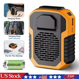Portable Cooling Fan Personal Belt Fan Waist Clip Fan USB Rechargeable US - Picture 1 of 13