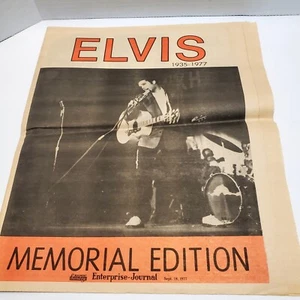 1977 Elvis Presley Vintage News-papers Memorial Edition Enterprise-Journal 20 Pg - Picture 1 of 9