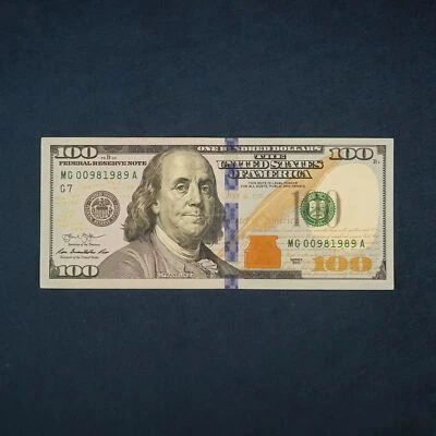 2013 $100 US Birthday/Anniv Bill Sept 8, 1989, MG00981989A - Free Shipping USA - Image 1 of 4