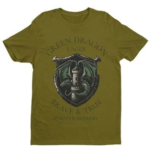 Camiseta Green Dragon Lager Brave and True Bywater Brewery Anillos del Señor - Imagen 1 de 9