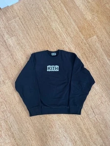 Kith Floral Lace Nelson Crewneck Black - Picture 1 of 1