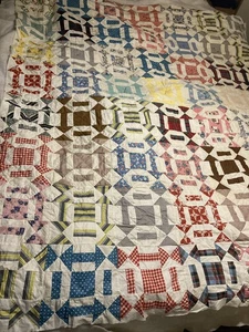 Vintage Quilt Top  83” X 73” - Picture 1 of 12