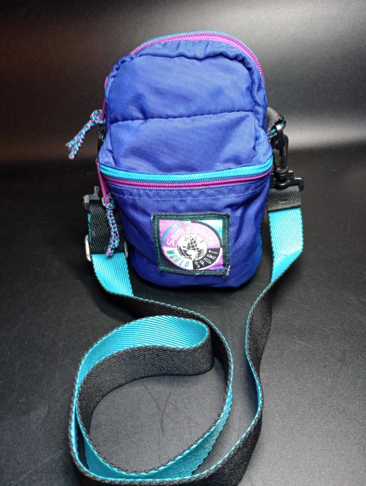 Vintage Y2K Samsonite World Sport Camera Soft Carrying Case 90's Fanny Pack Teal - Image 1 of 4