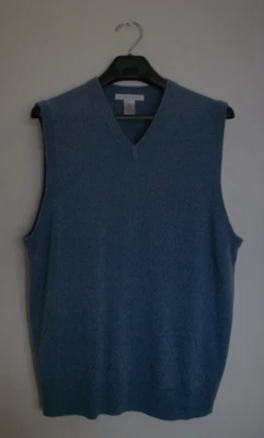 Geoffrey Beene Size Large Grey Blue Sweater Vest - Image 1 of 4