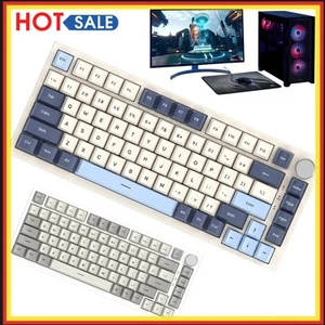 K85 82-Tasten-kabelgebundene mechanische Gaming-Tastatur mit Drehknopf für Spiel - Afbeelding 1 van 18