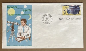 1975 Pioneer Jupiter FDC • NASA Space Probe to Jupiter • 2/28/1975 - Picture 1 of 5
