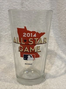 RARE 2014 MLB All-Star Game Minnesota Twins Target Field Pint Glass, VERY NICE! - Picture 1 of 3